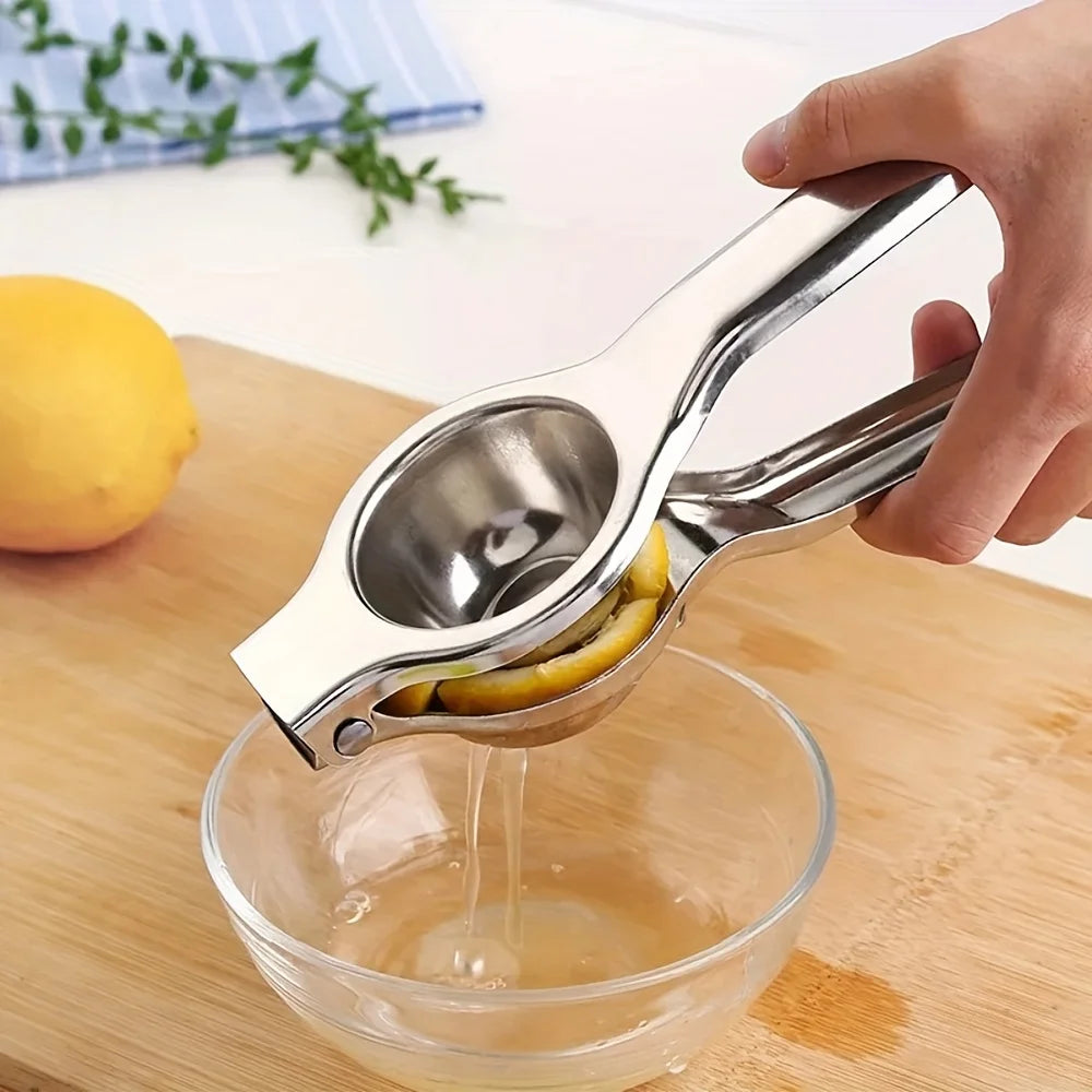 Enjoy fresh citrus juice in seconds with this premium stainless steel manual juicer. Designed for effortless squeezing, it extracts maximum juice while keeping seeds out. Its durable construction, comfortable grip, and easy-t