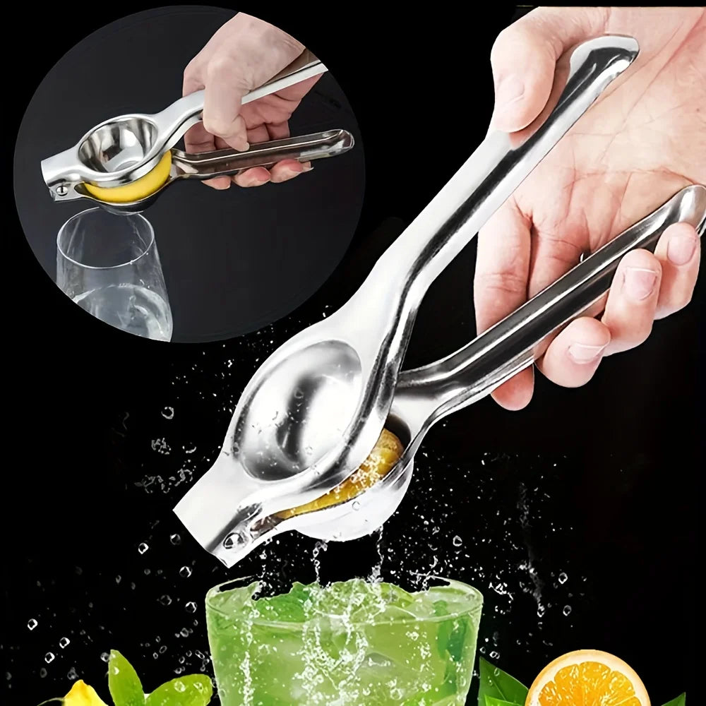 Enjoy fresh citrus juice in seconds with this premium stainless steel manual juicer. Designed for effortless squeezing, it extracts maximum juice while keeping seeds out. Its durable construction, comfortable grip, and easy-t