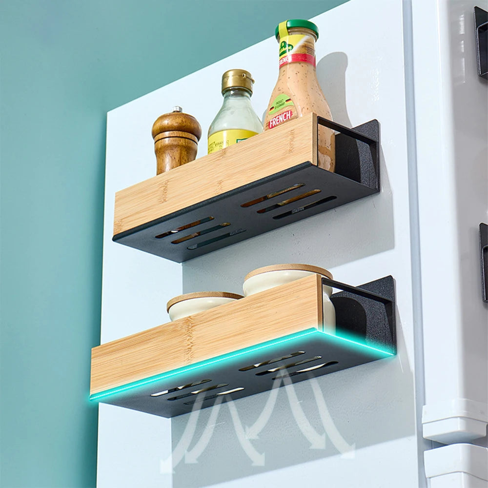 Magnetic Fridge Shelf Spice Storage