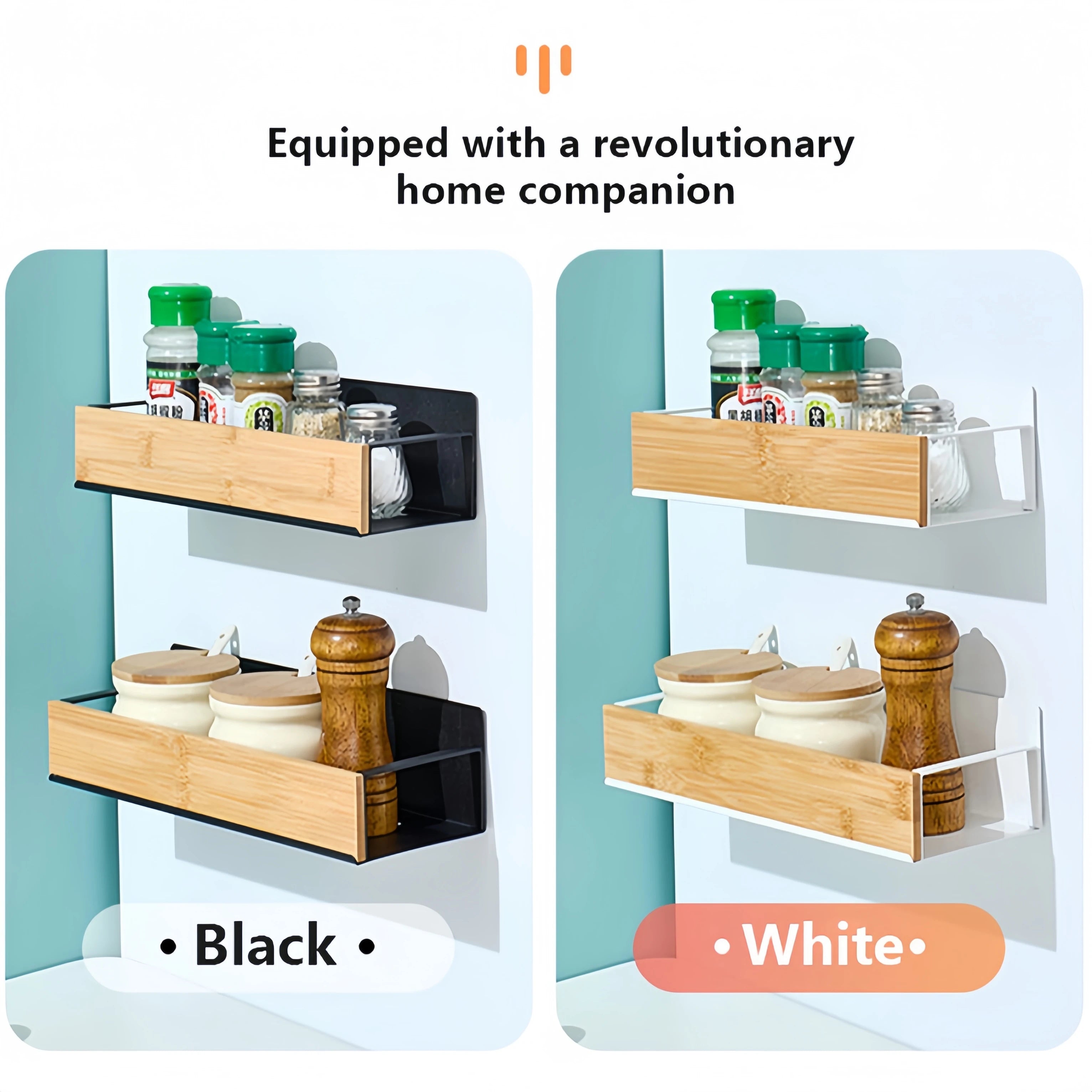 Magnetic Fridge Shelf Spice Storage