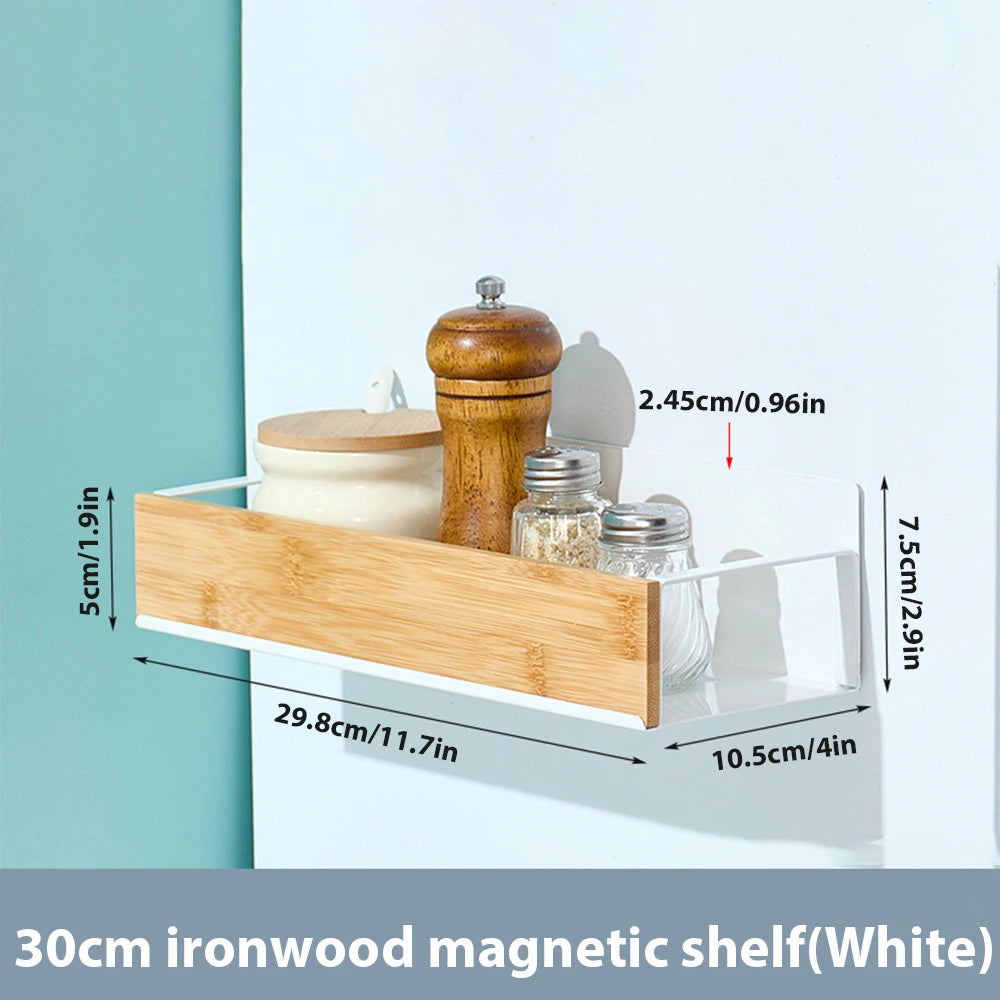 Magnetic Fridge Shelf Spice Storage